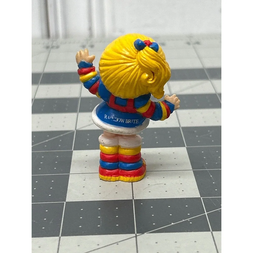 Vintage 1983 Hallmark Rainbow Brite PVC Figure Mini Cake Topper Toy Kidcore